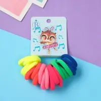 Резинка для волос "Венди" (набор 20 шт) балерина, 2,5 см, яркий