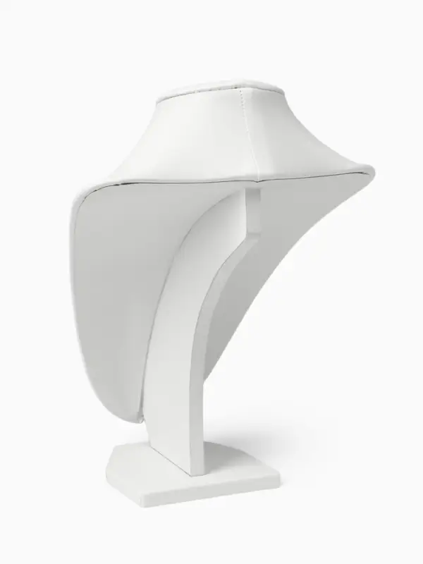 Бюст для украшений QF, 17.5&times;15&times;23 см, h=23 см, белый