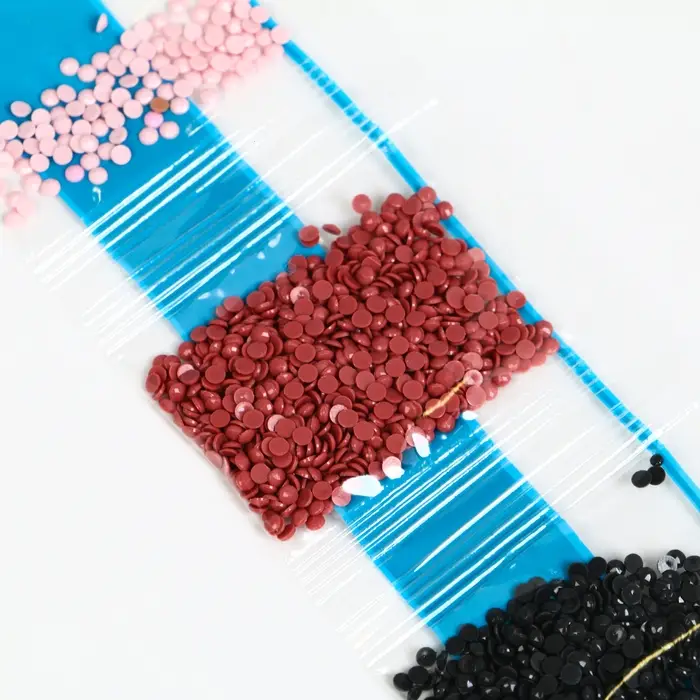 Алмазная мозаика с частичным заполнением на холсте &laquo;Красный цветок&raquo;, 20&times;30 см