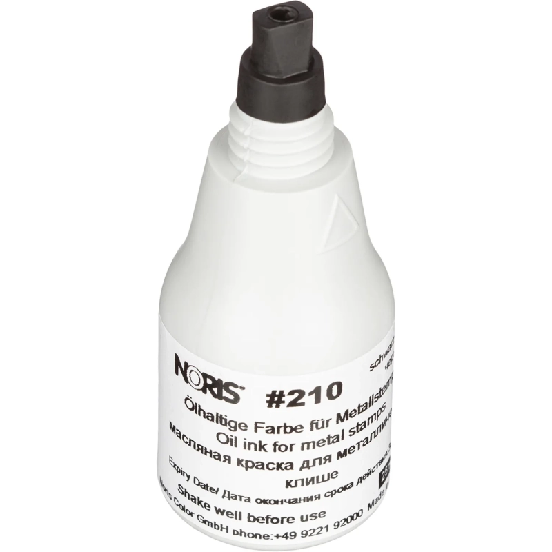Краска штемпельная спец. 210А, черн.масл.осн. д/автонум.с мет.клише 25мл Ге