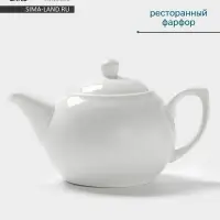 Заварочный чайник Hanna Kn&ouml;vell, 450 мл, фарфор, белый