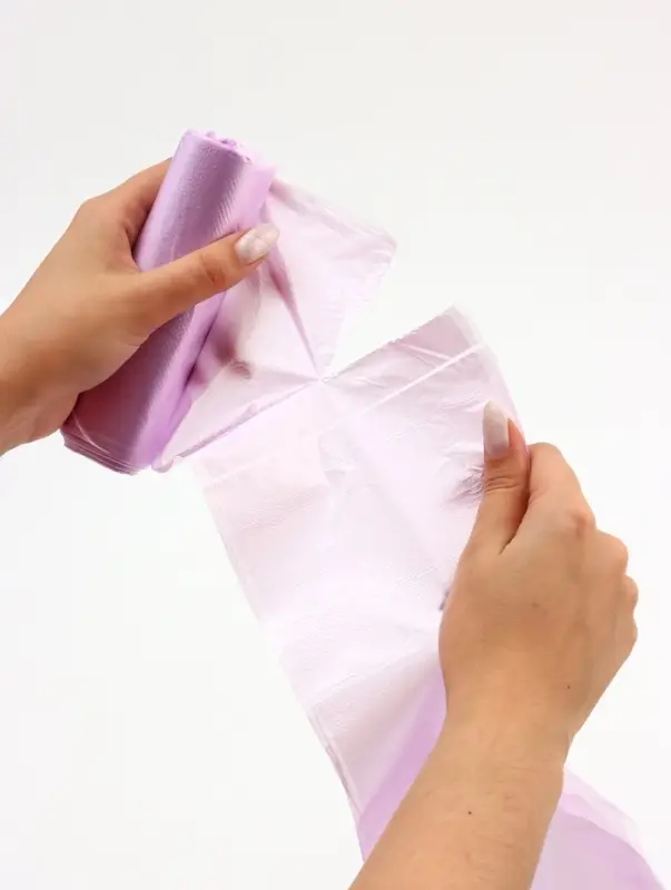 Мешки для мусора в рулоне ароматизированные UpakLand=30 л, лаванда ПНД, толщ 7 мкм, 20 шт.