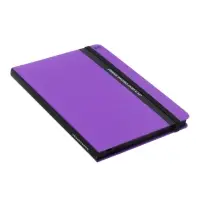 Ежедневник недатированный А5 Monochrome. Anemone, 136 листов, 7БЦ, фиолетовый, soft touch, с резинкой