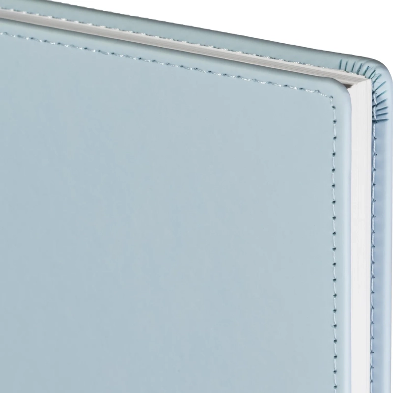 Ежедневник недатированный А5+, 136л, Velvet зефирный голубой 3-115/35