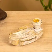 Подставка под благовония &laquo;Ладонь&raquo;, 13&times;7.5&times;6 см, манговое дерево