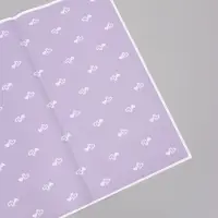 Пленка для цветов, "Двойные сердца", нежная сирень, 57х57 см