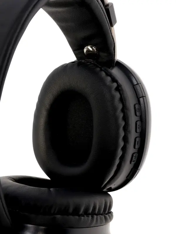 Наушники беспроводные, полноразмерные, Mybit W-33, RGB подсветка, Bluetooth 5.3, 800 мАч, Type-C, RGB подсветка, чёрные