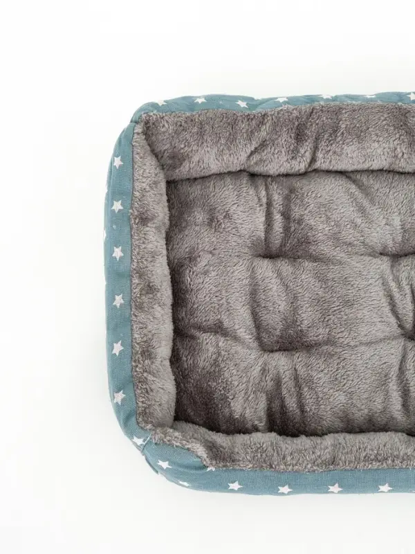 Лежанка для животных &laquo;Звезды&raquo;, 50&times;40&times;15 см, серая