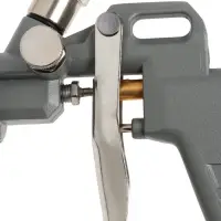 Краскораспылитель пневматический ТУНДРА, до 4 бар, сопло 1.5 мм, верхний бачок 0.6 л