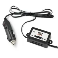 Вентилятор автомобильный AVS 8043 12В 6" (корпус: металл, переключатель, цвет: серебристый)