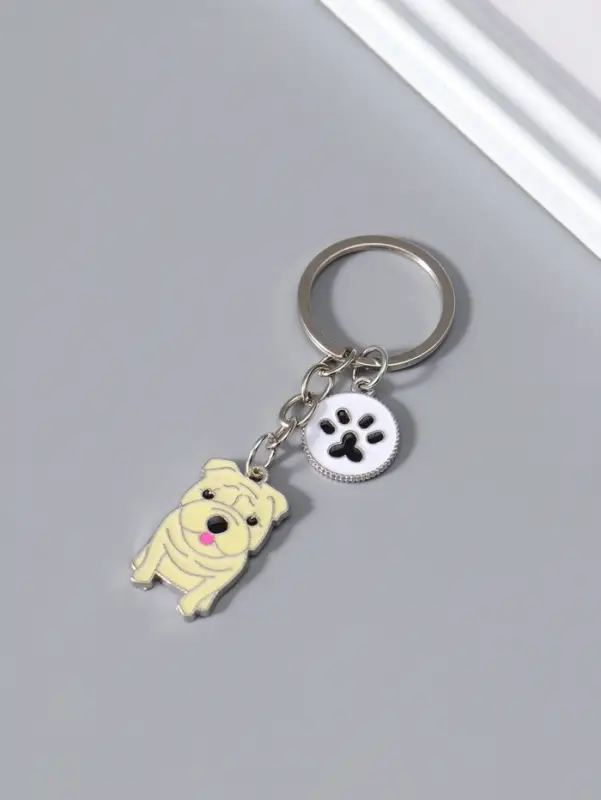 Брелок металл "Породы собак" МИКС 5,5х1,5х0,2 см