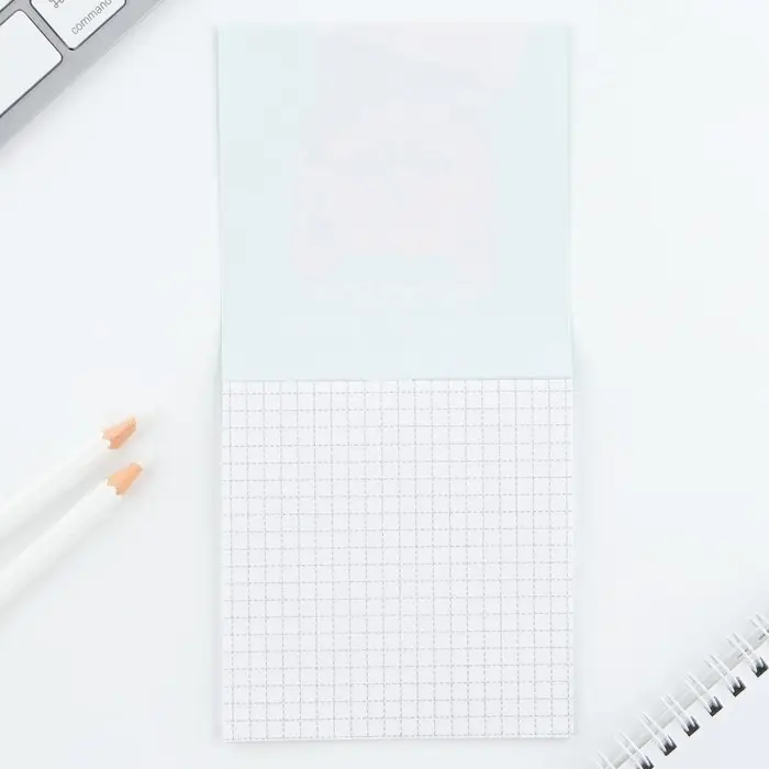 Блокнот 10×10, 16 л. в клетку «Кот»