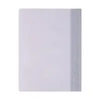 Папка-скоросшиватель Calligrata, А4, 120 мкм, серая, прозрачный верх