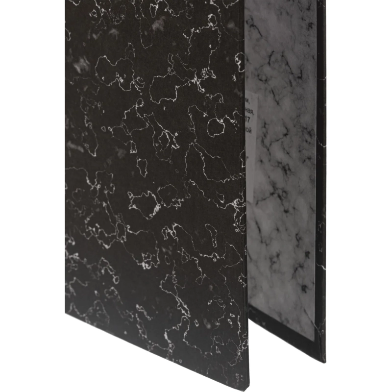 Папка-регистратор 70 мм (+/- 5 мм) мрамор ч/б (реестр)