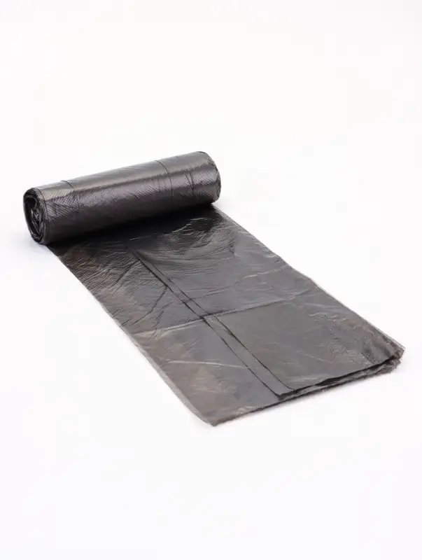 Мешки для мусора 180 л, ПНД, 10 мкм, 10 шт. в рулоне, чёрные