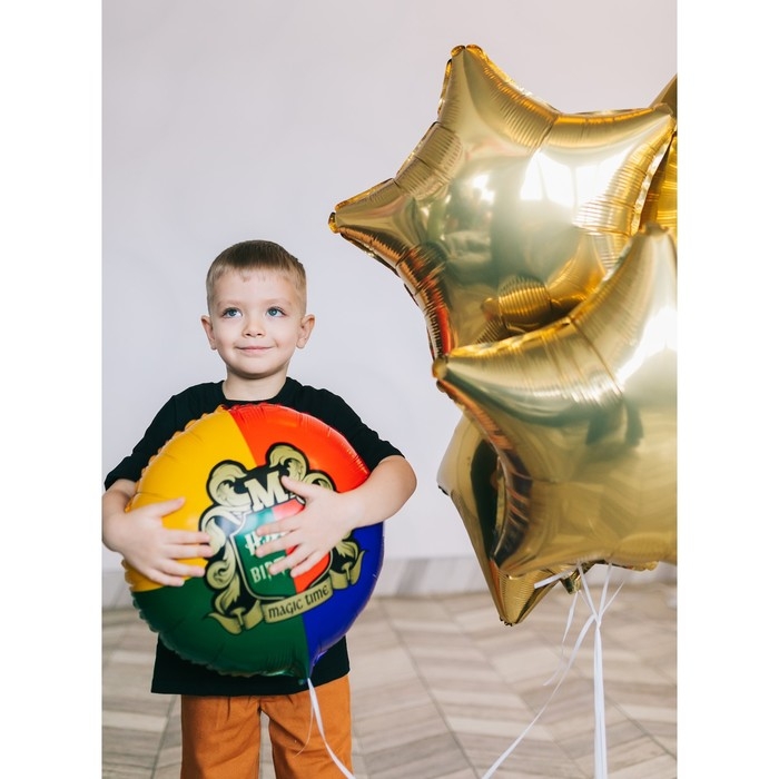 Воздушный шар фольгированный 18 Воздушный шар фольгированный 18" «Magic time» круг