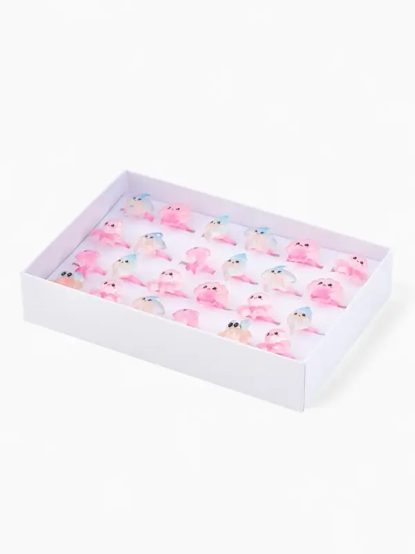 Кольцо «Выбражулька» морские жители, форма МИКС, цветное, безразмерное Кольцо «Выбражулька» морские жители, форма МИКС, цветное, безразмерное