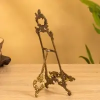 Мини мольберт "Трезубец" латунь 25х10х3 см Мини мольберт "Трезубец" латунь 25х10х3 см