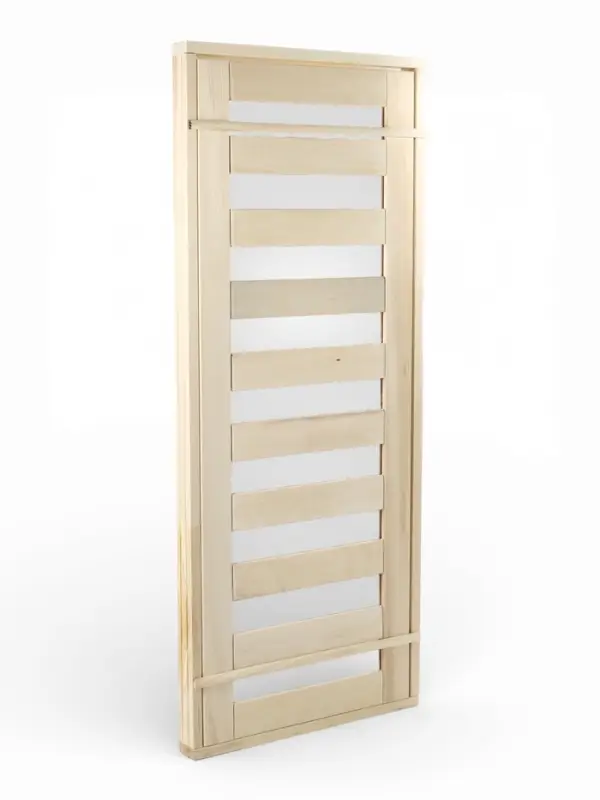 Дверь для бани и сауны &laquo;Зебра&raquo;, коробка 170&times;70 см, деревянная, стекло 4 мм