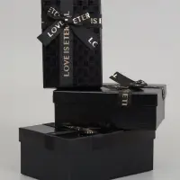 Набор подарочных коробок 3 в 1, прямоугольные 23&times;16&times;9.5 21&times;14&times;8.0 19&times;12&times;6.5 см