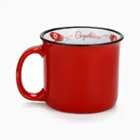 Кружка керамическая, новогодняя «Согревайся», 450 мл Кружка керамическая, новогодняя «Согревайся», 450 мл