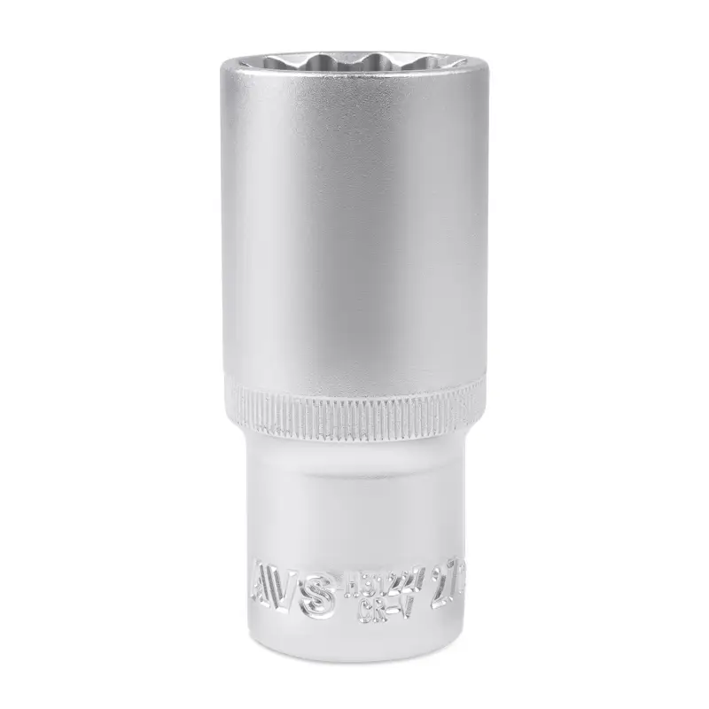 Головка торцевая глубокая 12-гранная 1/2''DR (27 мм) AVS H31227