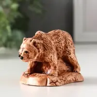 Фигурка гипс &laquo;Медведь с медвежонком&raquo;, 6.5&times;7&times;9.5 см