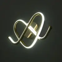 Бра BayerLux Willa, LED, 14 Вт, 4000-6000К, 38&times;18&times;10 см, золотистое