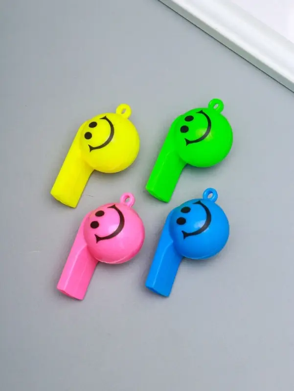 Свисток пластик Свисток пластик "Смайл", МИКС