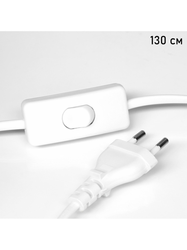 Лампа настольная BayerLux ЭКО Лампа настольная BayerLux ЭКО "Татьяна" 1х40Вт Е27 белый 14х14х34см