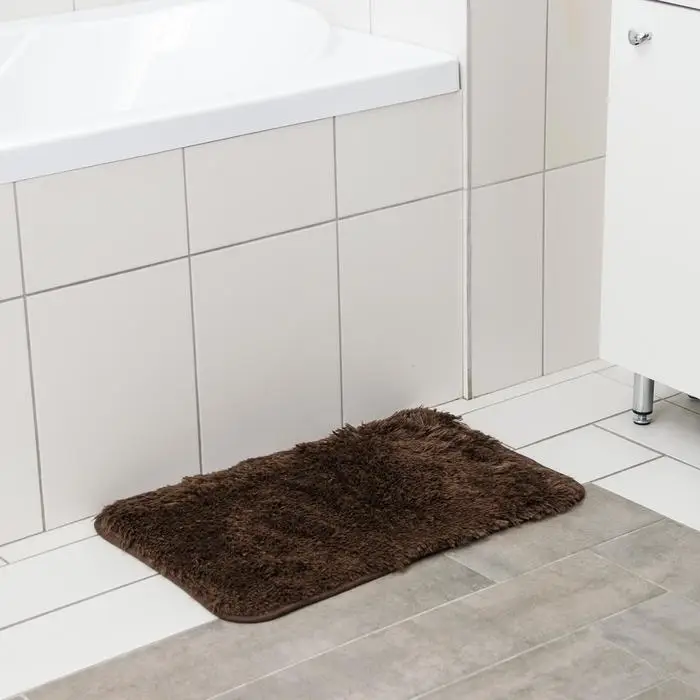 Коврик для ванной Доляна «Мягкий» 40×60 см, длина ворса 1,5 см, цвет МИКС Коврик для ванной Доляна «Мягкий» 40×60 см, длина ворса 1,5 см, цвет МИКС