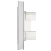 BRITE Рамка 1-местная IP44 РУ-1-БрАБ-44 арктический белый IEK