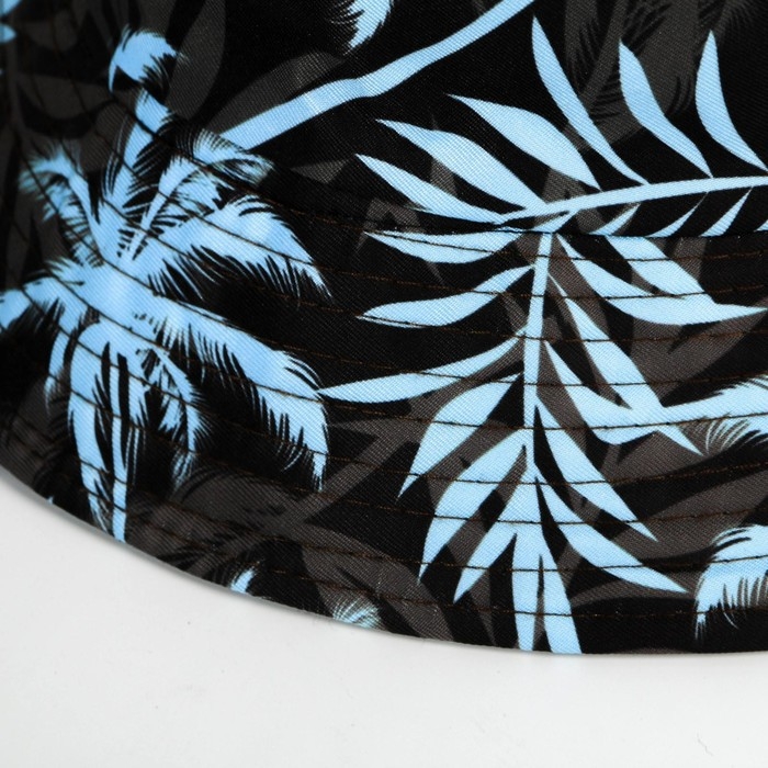 Панама «Пальмы», цвет чёрный