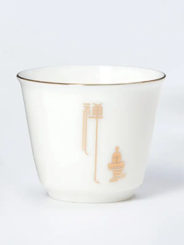 Набор для чайной церемонии ДЖЕКИЧАЙ &laquo;Исуми&raquo;, 5 предметов, на 3 персоны, чашка 50 мл, чайник 180 мл, керамика, белый