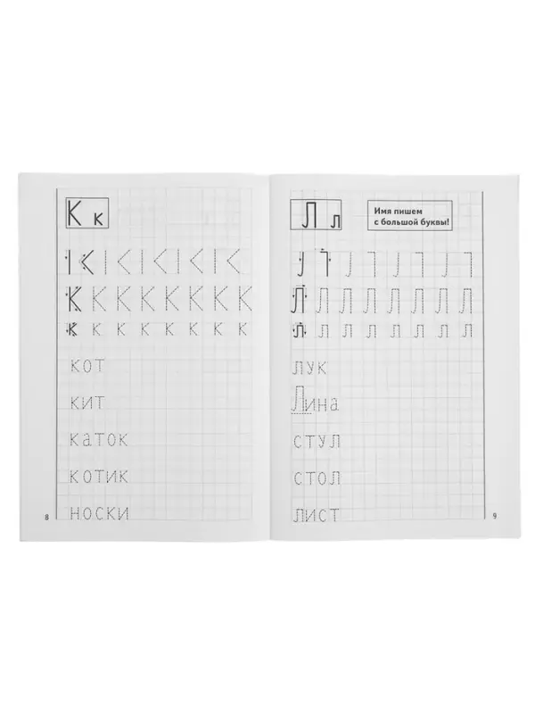 Рабочая тетрадь для детей 4-6 лет &laquo;Мои печатные прописи&raquo;, Бортникова Е.