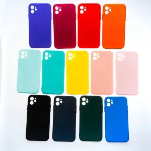 Чехол для iPhone 12 Mini Silicone WS (без лого, в прозрачном пакете)