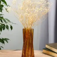 Ваза для цветов &laquo;Флоранс&raquo;, 25&times;11&times;9 см, стекло, коричневая