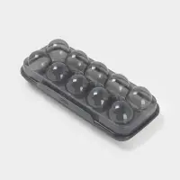 Контейнер для хранения яиц IDEA, 10 ячеек, 26.5&times;11.5&times;7 см, пластик, МИКС