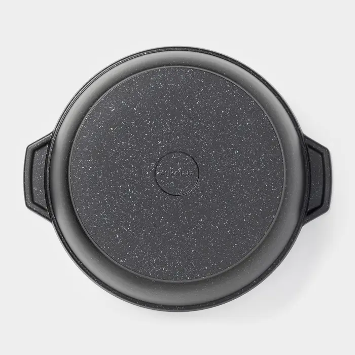 Жаровня KUKMARA, 4 л, d=28 см, h=10.5 см, антипригарное покрытие, серая