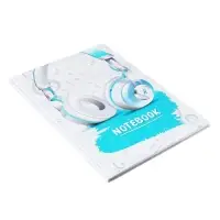 Колледж-тетрадь Calligrata TOP &laquo;Наушники&raquo; А4, 80 листов, в клетку, в твёрдой обложке 7БЦ, матовая ламинация, выборочный лак