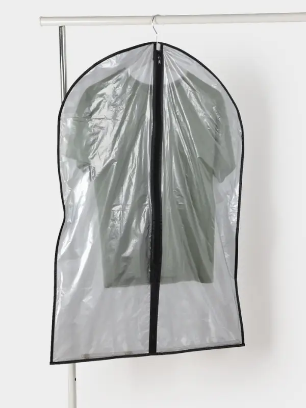 Чехол для одежды Доляна, 60&times;90 см, серый