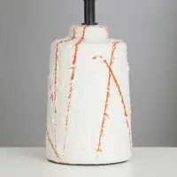 Лампа настольная RISALUX &laquo;Мэй&raquo;, Е14, 40 Вт, белая, 18&times;18&times;34 см