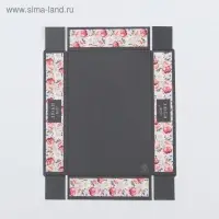 Кондитерская упаковка, коробка для макарун с пластиковой крышкой, «Люби», 18 х 12 х 3.5 см