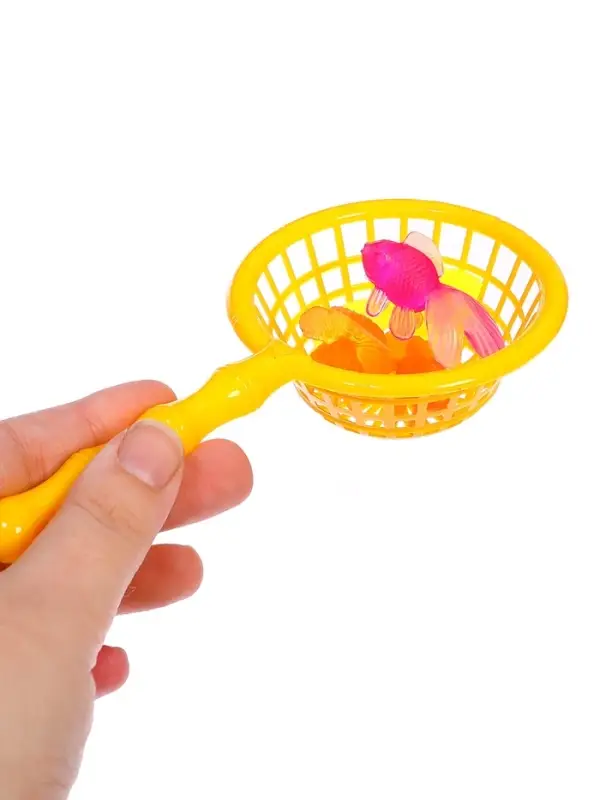 Игровой набор &laquo;Весёлая рыбалка&raquo;, 10 рыбок, сачок, МИКС