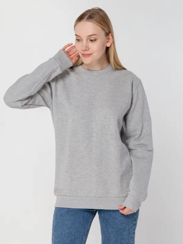 Толстовка Unit Toima Heavy серый меланж, размер XS Толстовка Unit Toima Heavy серый меланж, размер XS