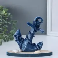 Сувенир интерьерный "Синий якорь" 6х17,2х15,5 см