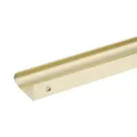 Ручка профильная мебельная торцевая CAPPIO RT002AU, L=800 мм, м/о 768 мм, сатиновое золото