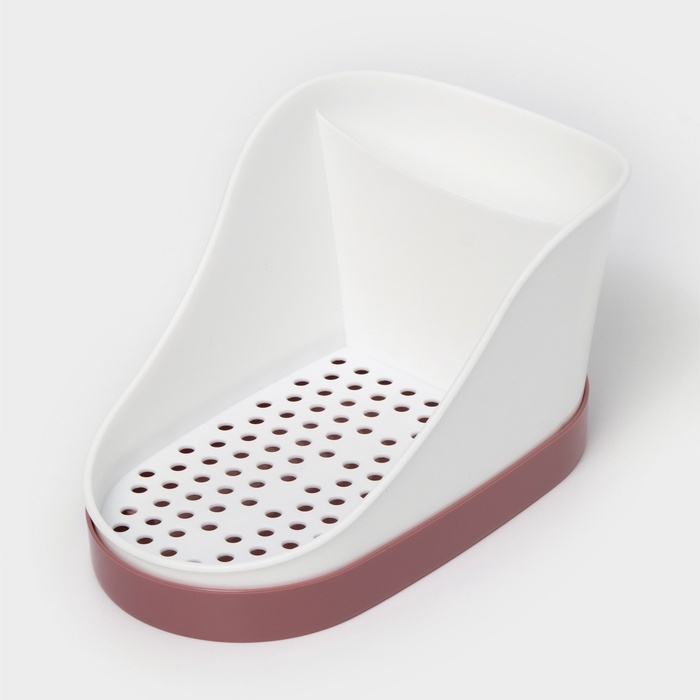 Подставка для моющих средств, пластик, цвет ягодный Подставка для моющих средств, пластик, цвет ягодный