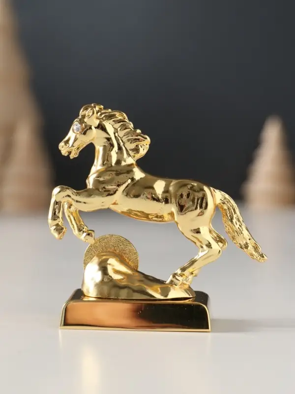 Сувенир Лошадь с монеткой и пожеланием  Сувенир Лошадь с монеткой и пожеланием "Здоровья", 6х2,5х6 см.