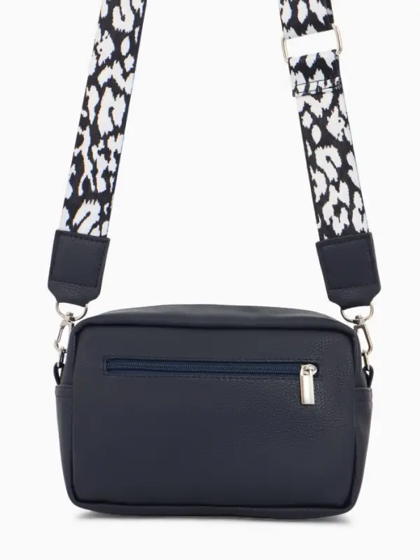 Сумка женская кросс-боди TEXTURA на молнии, 21&times;7&times;13 см, синяя